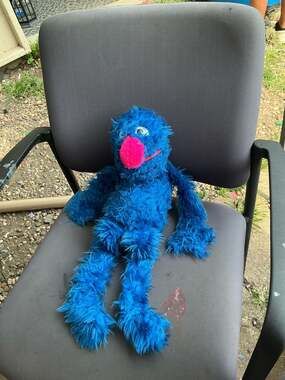 Vintage 1970s Knickerbocker Grover Sesame Street Plush